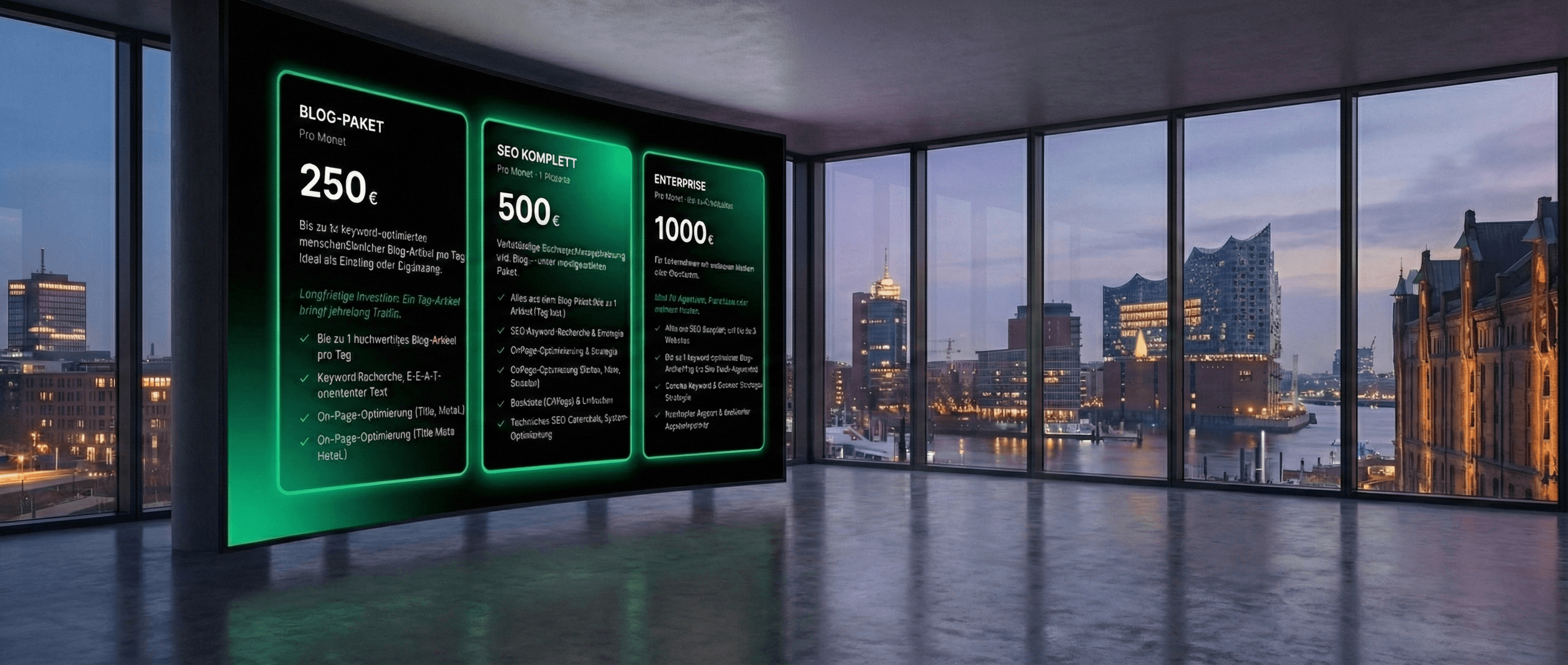 SEO Agentur,  Transparente Preise und messbare Ergebnisse