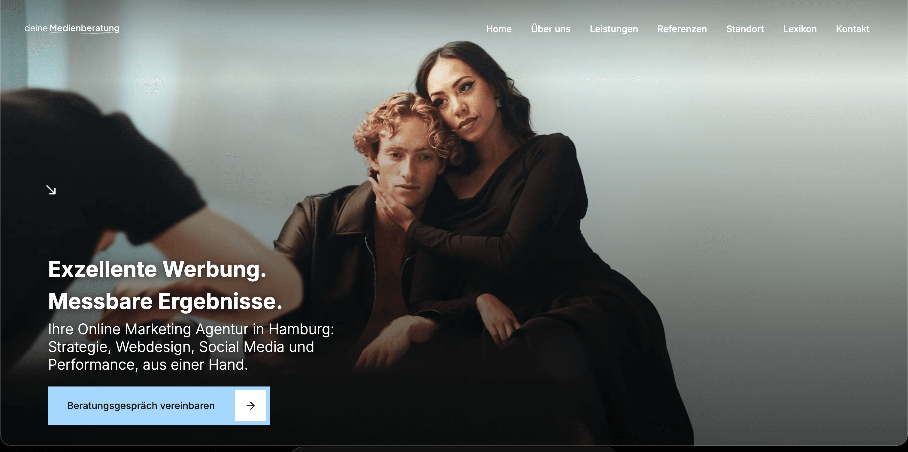 Hero-Bereich von Deine Medienberatung
