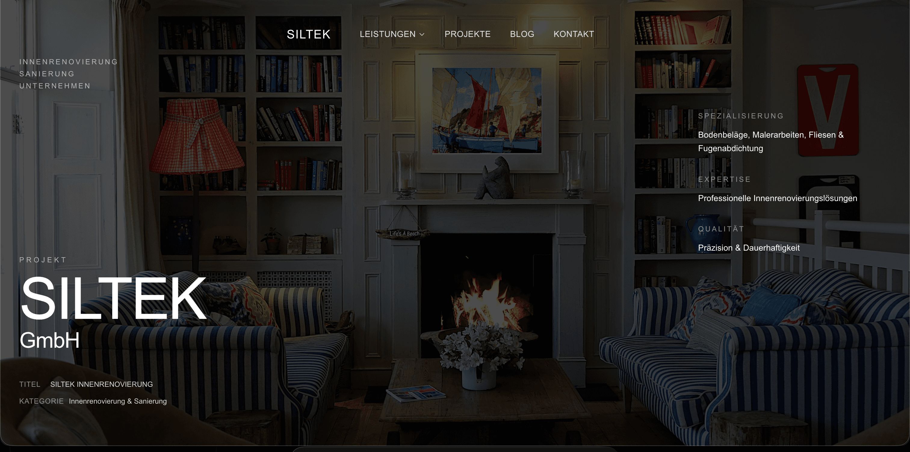 Hero-Bereich von SILTEK GmbH